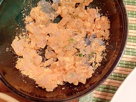 離乳食 和風デザート くずきりのきなこがけ レシピ 作り方 By みゅうしろ 楽天レシピ